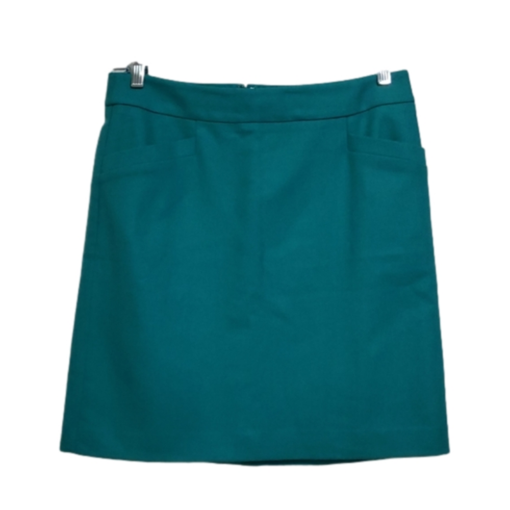 Ann Taylor NWT'S Sea Green Fully Lined Skirt Sz 10